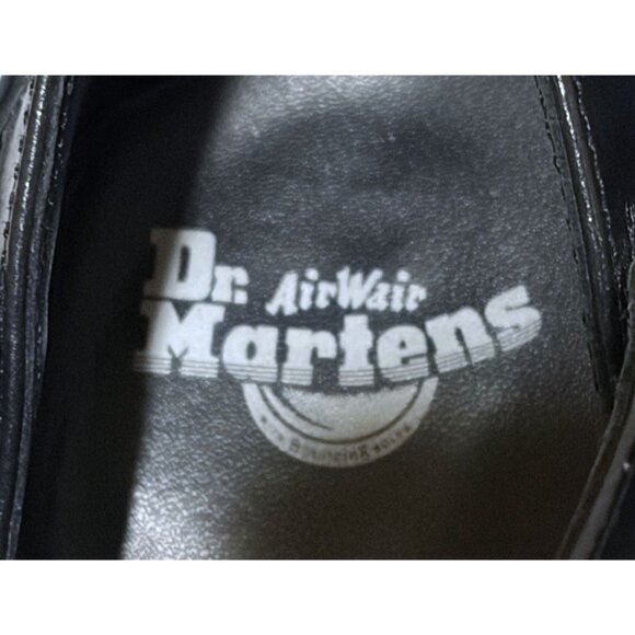 Dr Martens Karishma Brogue T Bar T Strap Heels Leather Airwair Black US 6 EU 37 - Picture 7 of 8